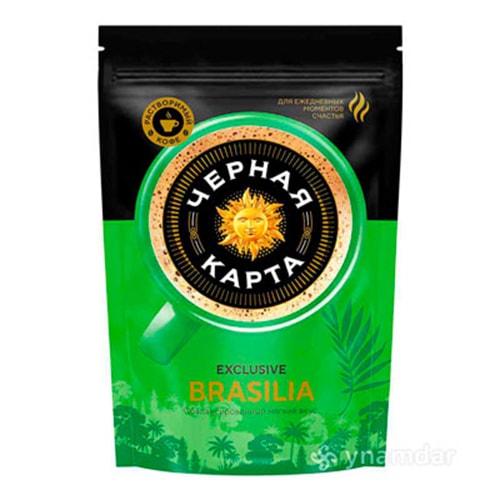 Кофе Черная Карта Brasilia 150 гр.